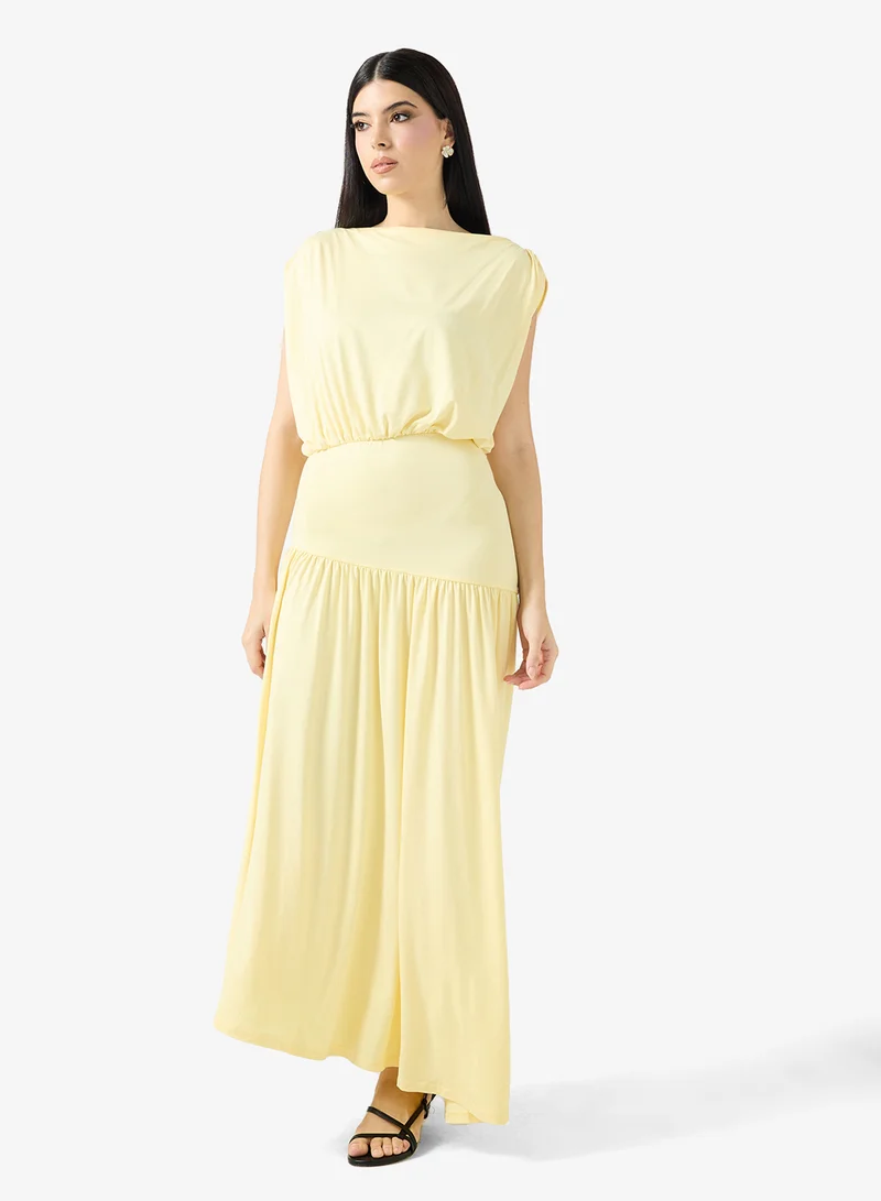Ella  One Shoulder Draped Dress for Women | Best Price UAE